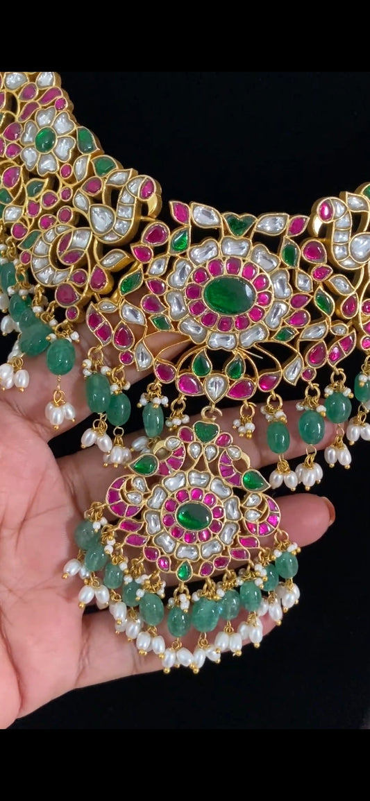 Jadau Kundan Necklace  | Indian Bridal Jewelry