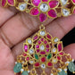 Floral Jadau Kundan Necklace | Traditional Indian Jewelry
