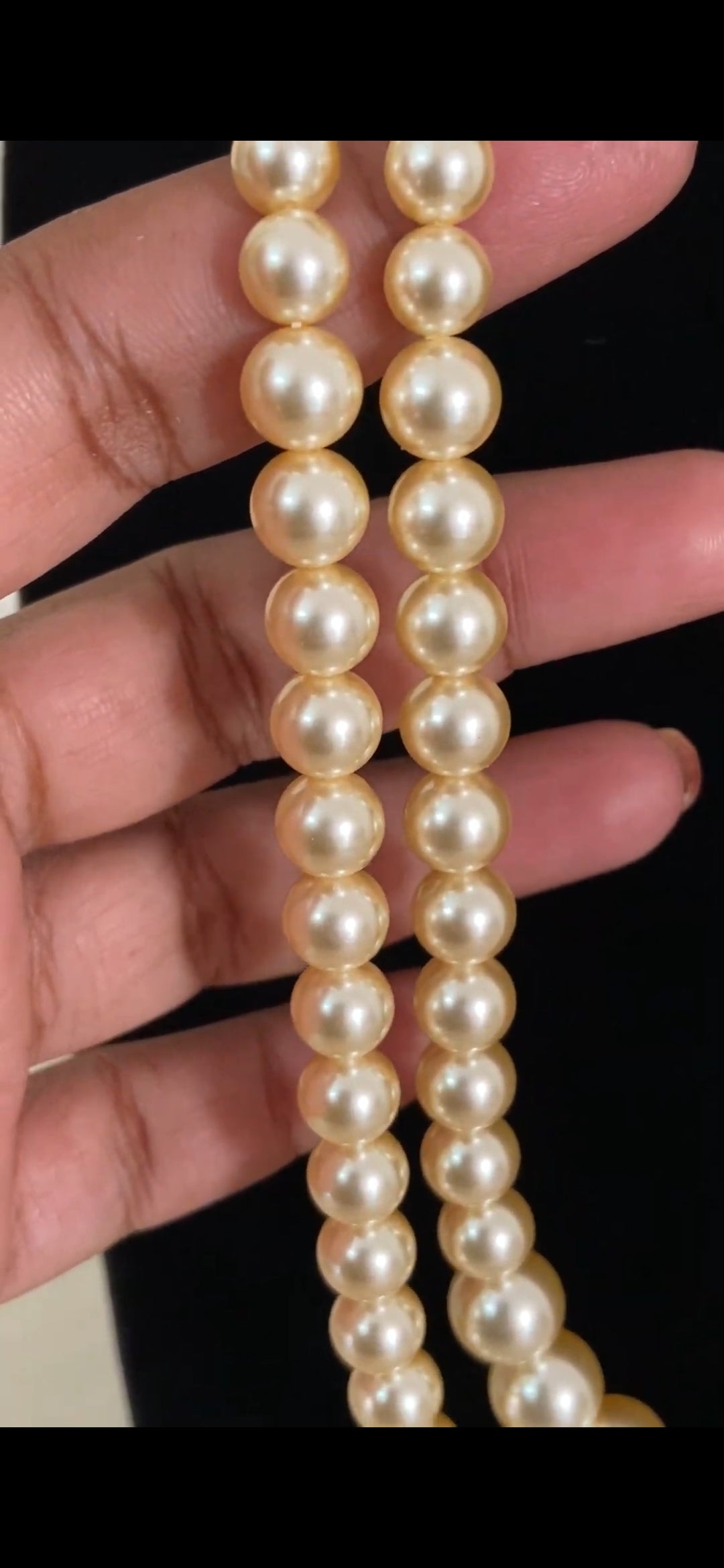 2 Line Pearl Necklace | Indian Jewelry In USA