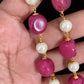 Two Layered Beads & Pearl Mala | Indian Beads Jewelry