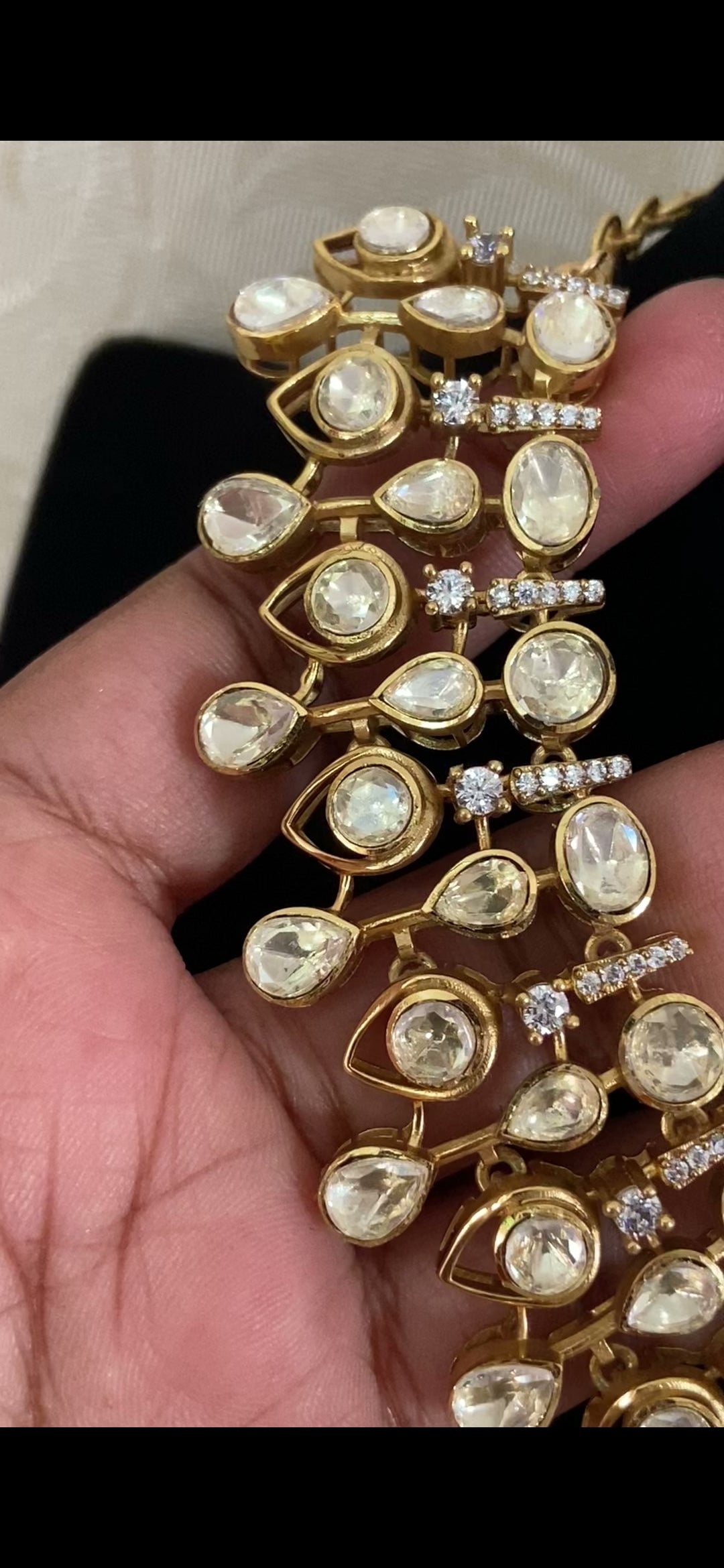 Polki Kundan Necklace With Earrings | Indian Necklace In USA