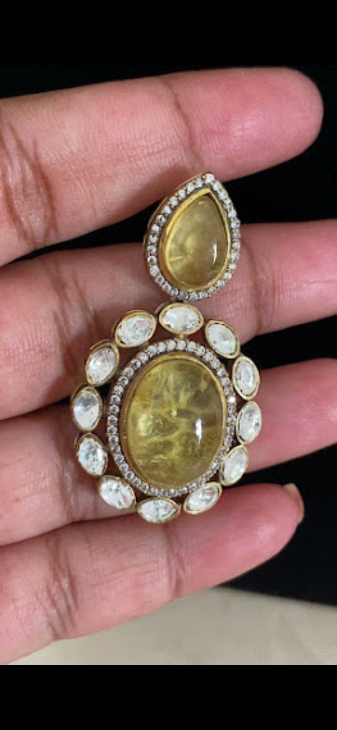 Polki Kundan Necklace Set | Latest Indian Jewelry | Bollywood Jewlery In USA