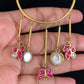 Jadau Beautiful Charm Pendant Set | Latest Jewelry