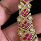 Moissanite & Jadau Fusion Bridal Necklace With Earrings | Indian Jewelry