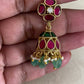Jadau Kundan Necklace With Jumkis | Indian Jewelry In USA