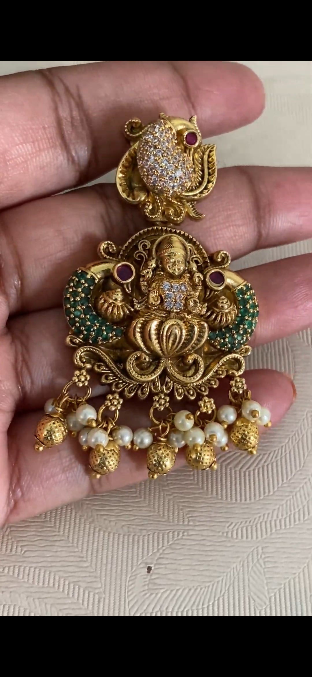 Antique Lakshmi Necklace Set | Traditional Jewelry In USA