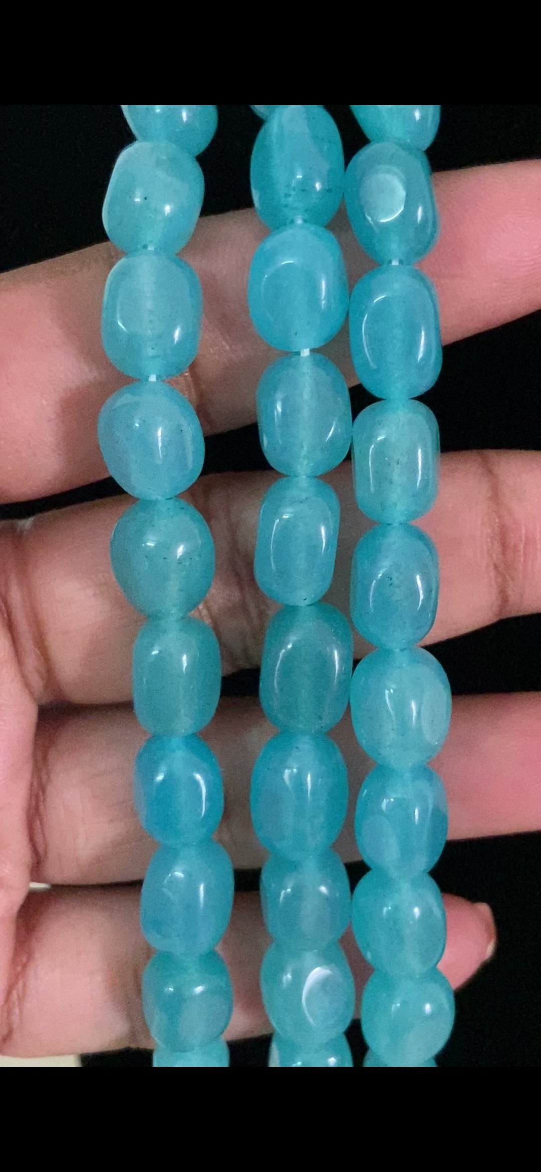 Gem Grade Onyx Beads Necklace | Indian jewelry in USA