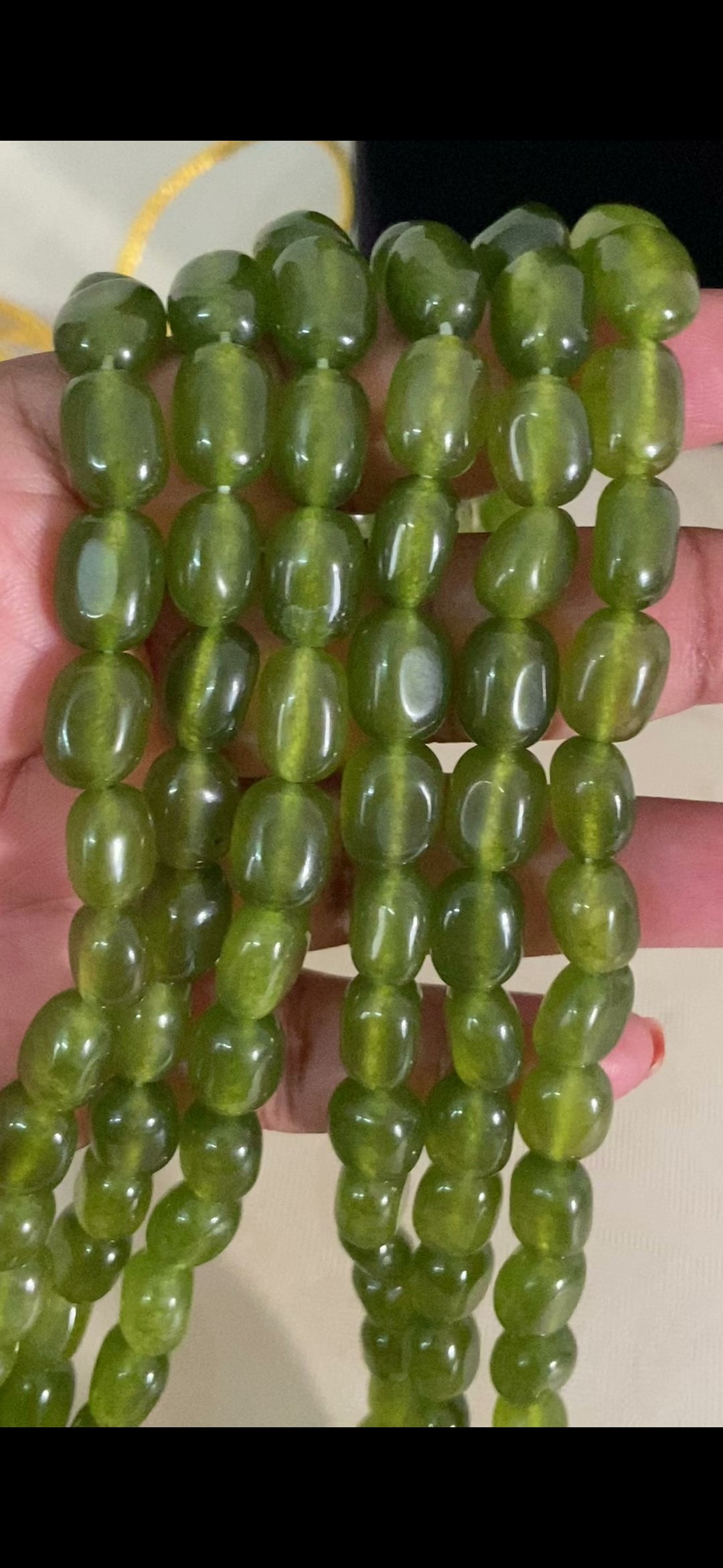 Gem Grade Onyx Beads Necklace | Indian jewelry in USA