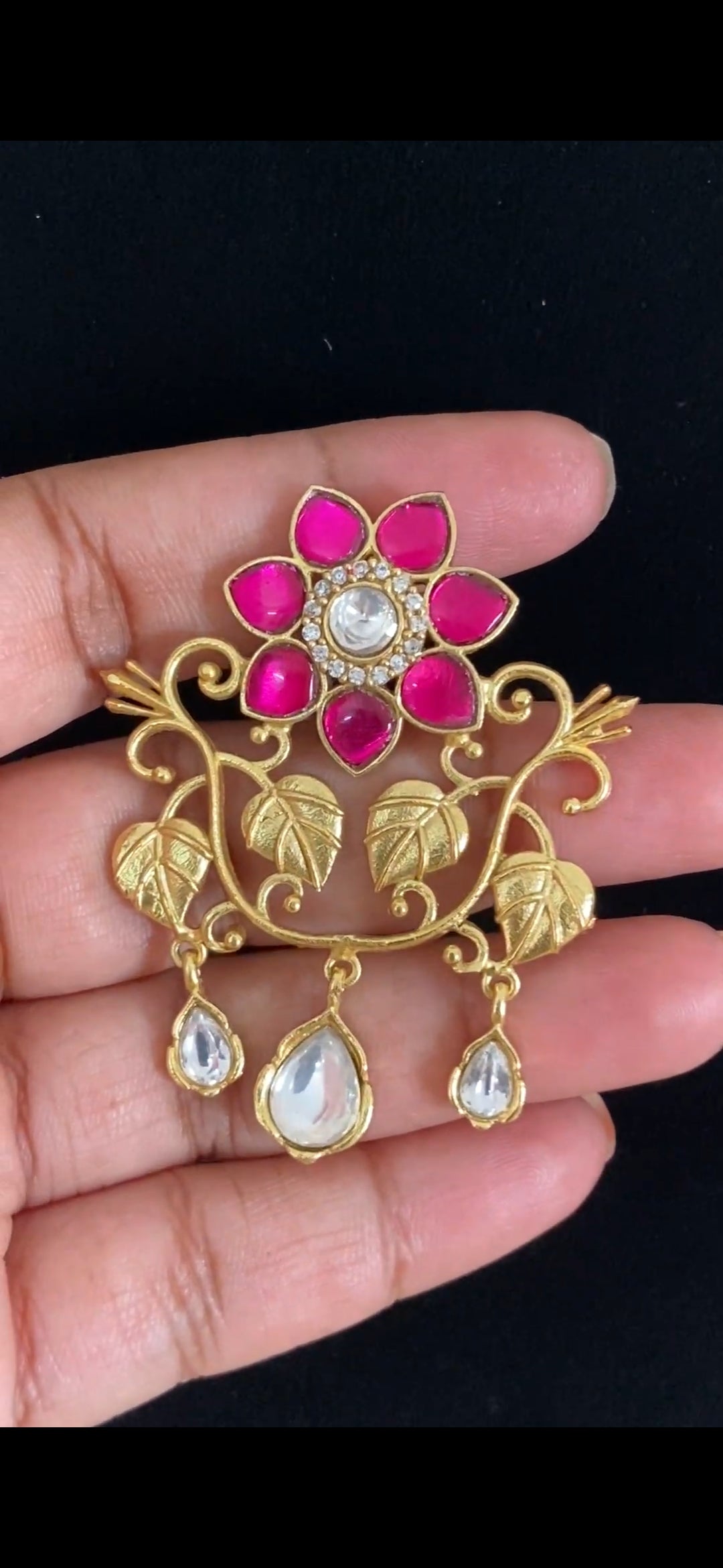 Antique Jadau Kundan Pendant Set | Latest Indian Jewelry In USA