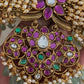 Antque Kemp Pearl Choker With Jumkis | Traditional Jewelry
