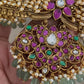 Antque Kemp Pearl Choker With Jumkis | Traditional Jewelry