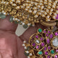 Antque Kemp Pearl Choker With Jumkis | Traditional Jewelry