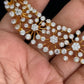 Beautiful AD Necklace With Studs | Indian Jewelry In USA