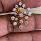 Beautiful AD Necklace With Studs | Indian Jewelry In USA