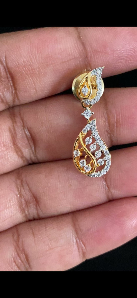 AD Simple Necklace Set | Indian Jewelry In USA | Gift Idea