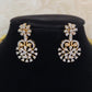 AD Floral Necklace with Earrings | South Indian Jewelry In USA