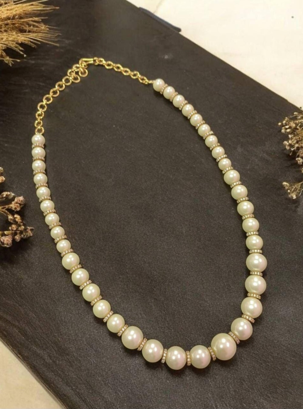 Premium AD Pearls Necklace | Indian Jewelry In USA