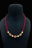 Onyx Beads & german Beads Necklace | Indian Jewelry In USA