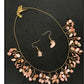 Natural Multi Stone Chip Necklace Set | Hand Crafted Necklace | Indian Jewelry In Usa