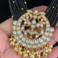 Moissanite Pendant Black Beads | Traditional Mangalasutra