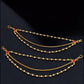 Kundan Pearl Champaswaralu | Hair accessories | indian  Ear Chains