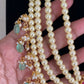Kundan Pearl Necklace With Earrings | Indian Jewelry In USA