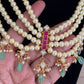 Kundan Pearl Necklace With Earrings | Indian Jewelry In USA