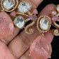 Moissanite Kundan Necklace Set | Indian Jewelry In USA