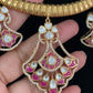 Antique Moissanite Kundan Kundan Necklace Set | Indian Traditional Jewelry In USA
