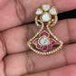 Antique Moissanite Kundan Kundan Necklace Set | Indian Traditional Jewelry In USA