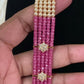 Premium Beads CZ Side Pendants Mala | Indian Jewelry In USA
