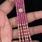 Premium Beads CZ Side Pendants Mala | Indian Jewelry In USA