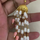 Coral Pearl Blossom Necklace Set | Indian jewelry in USA | Gift Idea