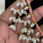 Coral Pearl Blossom Necklace Set | Indian jewelry in USA | Gift Idea