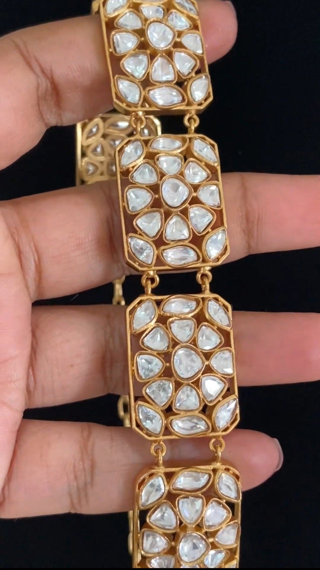 Moisanite Choker With Studs | Latest Indian Jewelry In USA