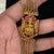 Jadau Kundan Antique Lakshmi Pendant ChandraHaram |  Indian Traditional Jewelr