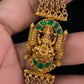 Jadau Kundan Antique Lakshmi Pendant ChandraHaram |  Indian Traditional Jewelr