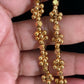 Antique Gold Beads Mala Necklace With Jumkis | Indian Traditonal Jewelry In USA