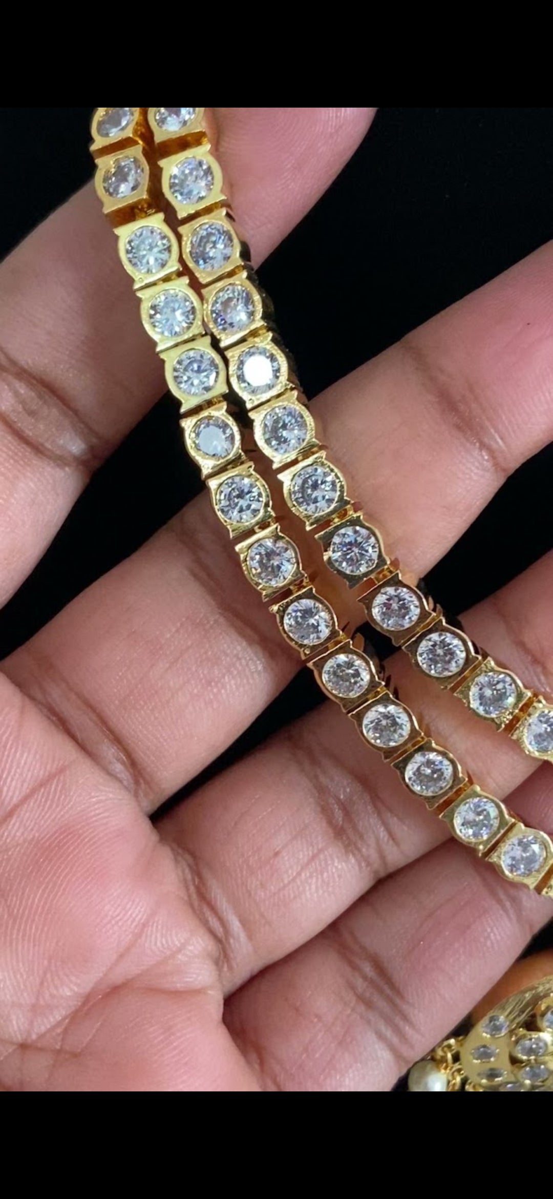 Traditional AD Real Kempu Necklace Set | Indian Jewelry In USA