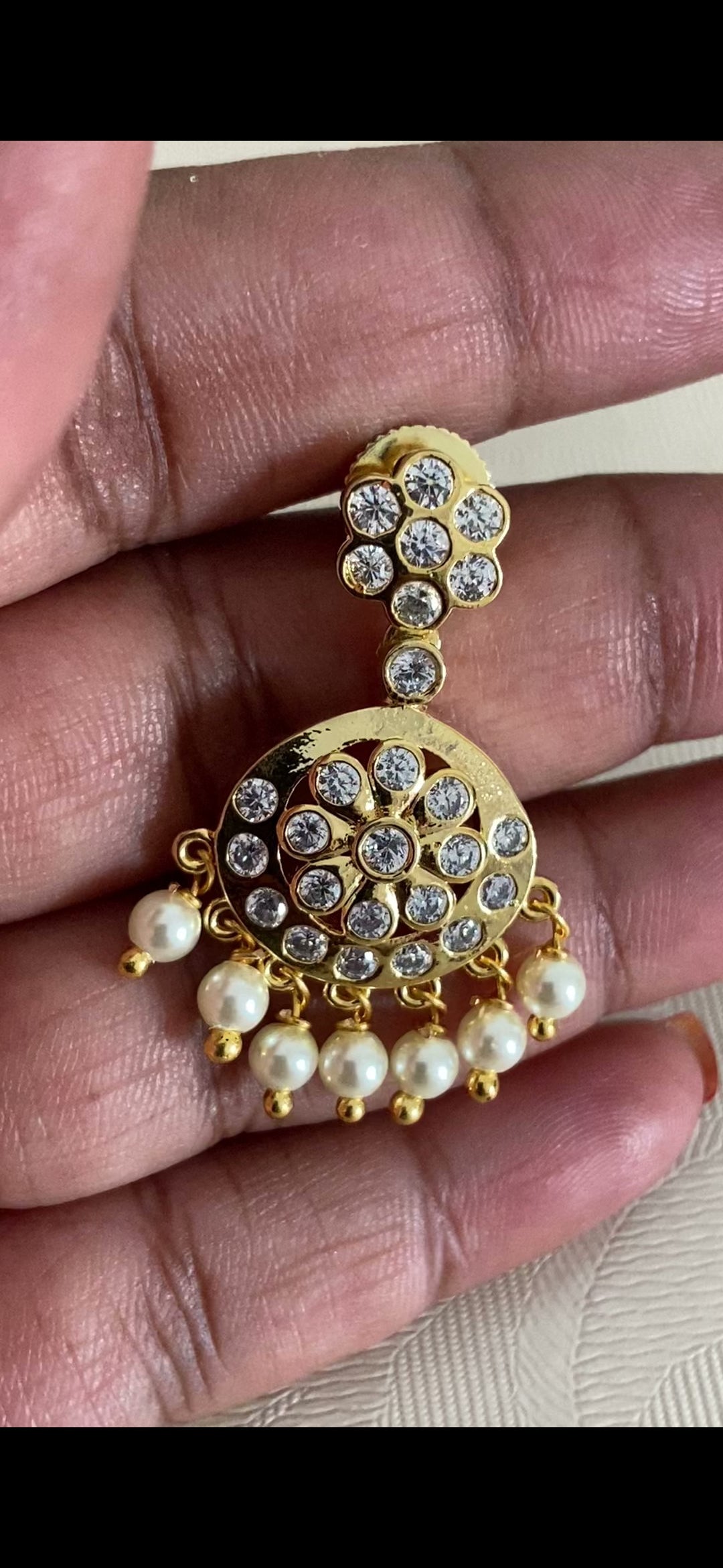 Traditional AD Real Kempu Necklace Set | Indian Jewelry In USA