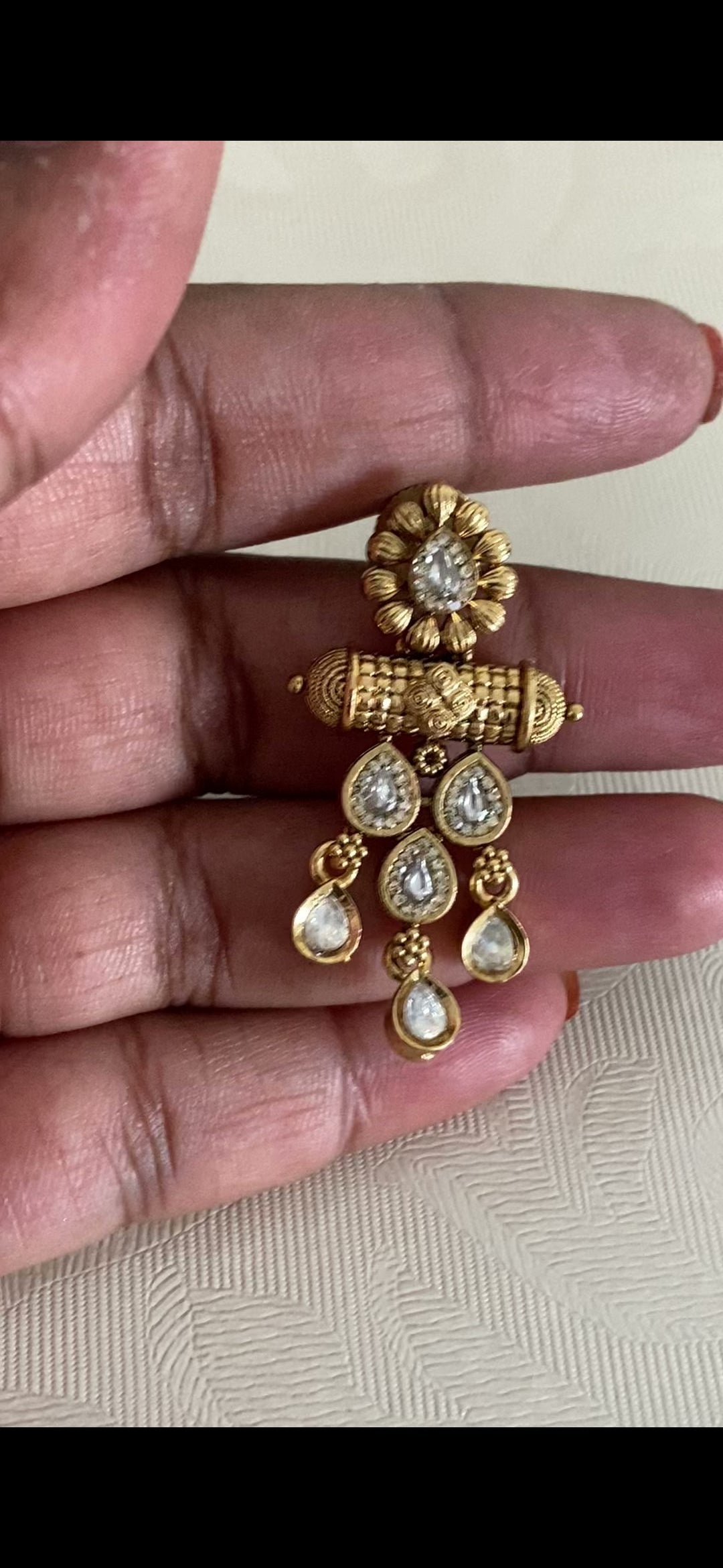 Antique Polki Kundan Necklace Set | Indian Necklace In USA