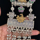 Oxidised Kante Necklace With Jumkis | Indian Jewelry in USA | Statement Necklace