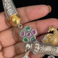 Oxidised Kante Necklace With Jumkis | Indian Jewelry in USA | Statement Necklace