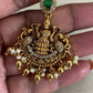 Antique Lakshmi Pendant Kante Neklace Set | Traditional Temple Jewelry In USA