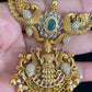 Antique Lakshmi Pendant Kante Neklace Set | Traditional Temple Jewelry In USA