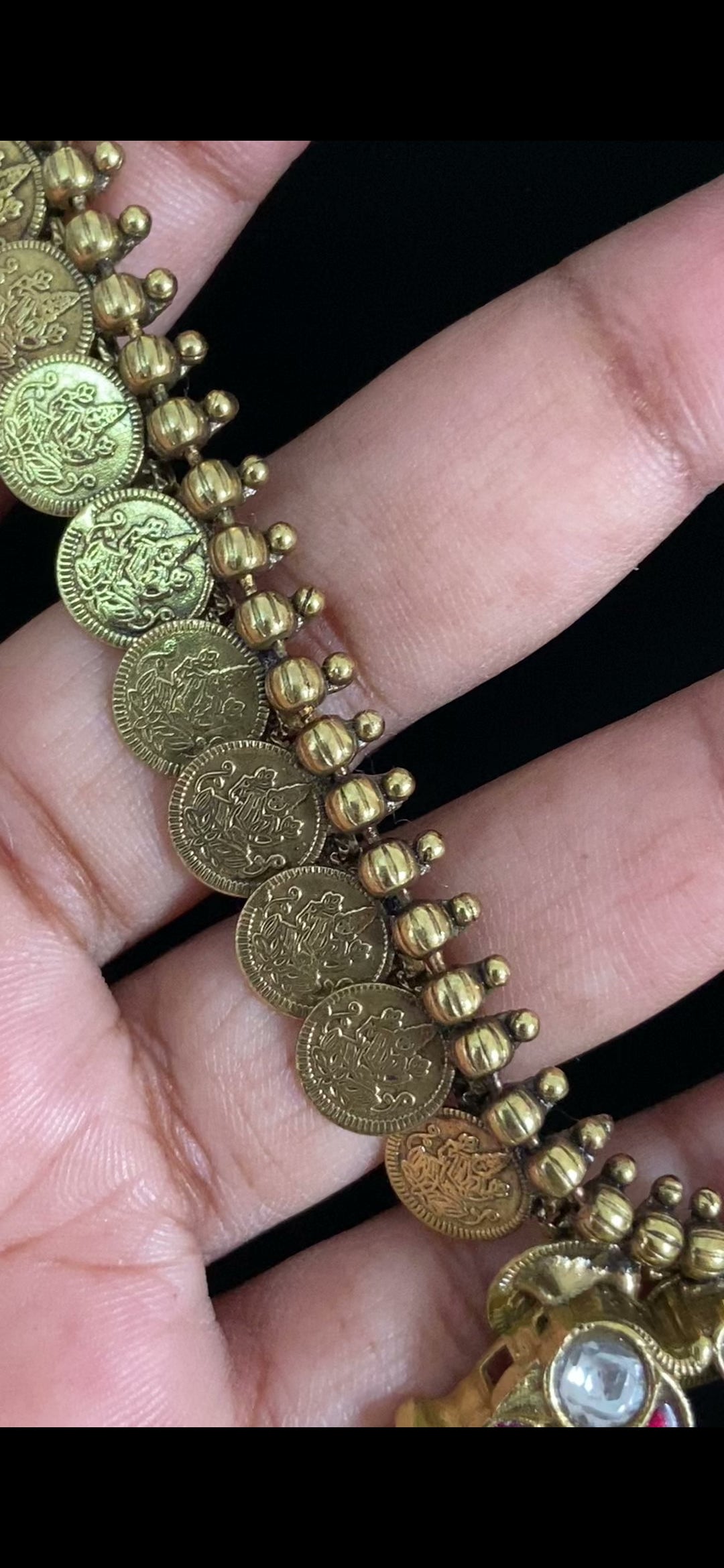Kundan Pendant Kasula Necklace | Indian Traditional Jewlery In USA