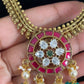 Jadau Pendant Antique Necklace | Traditional Necklace