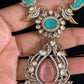 AD Victorian Kundan Necklace Set | Indian Jewelry In USA