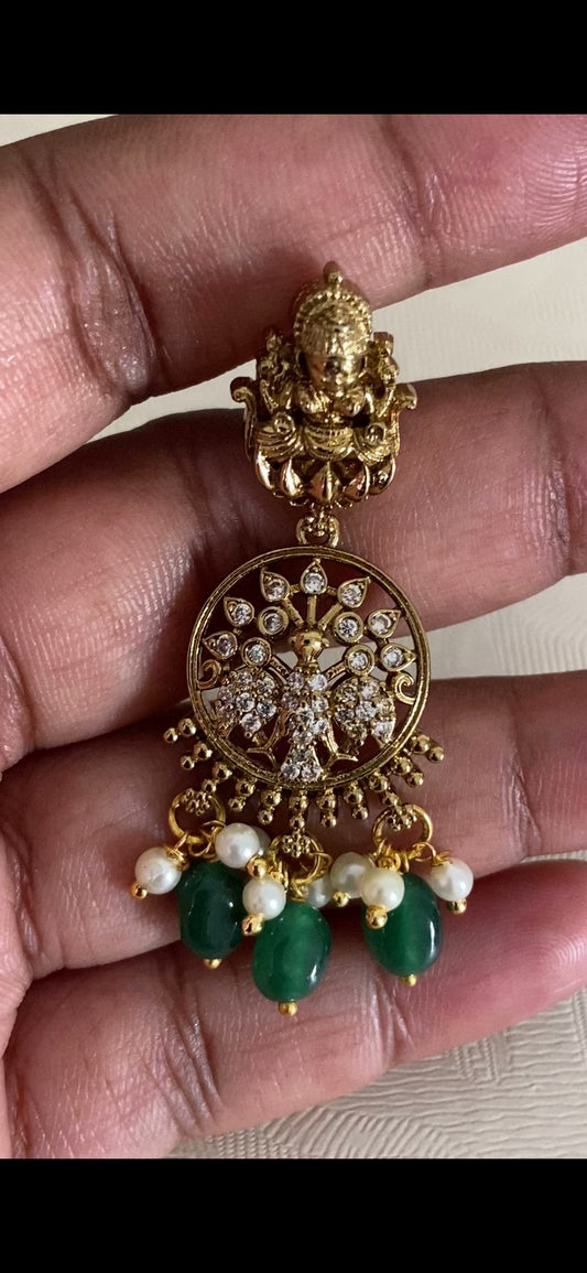 Antique Kante Necklace Set | Traditional Temple Jewelry In USA