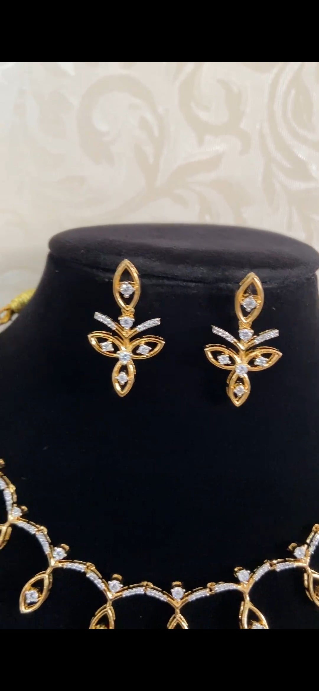 AD Simple Necklace Set | Indian Jewelry In USA | Gift Idea